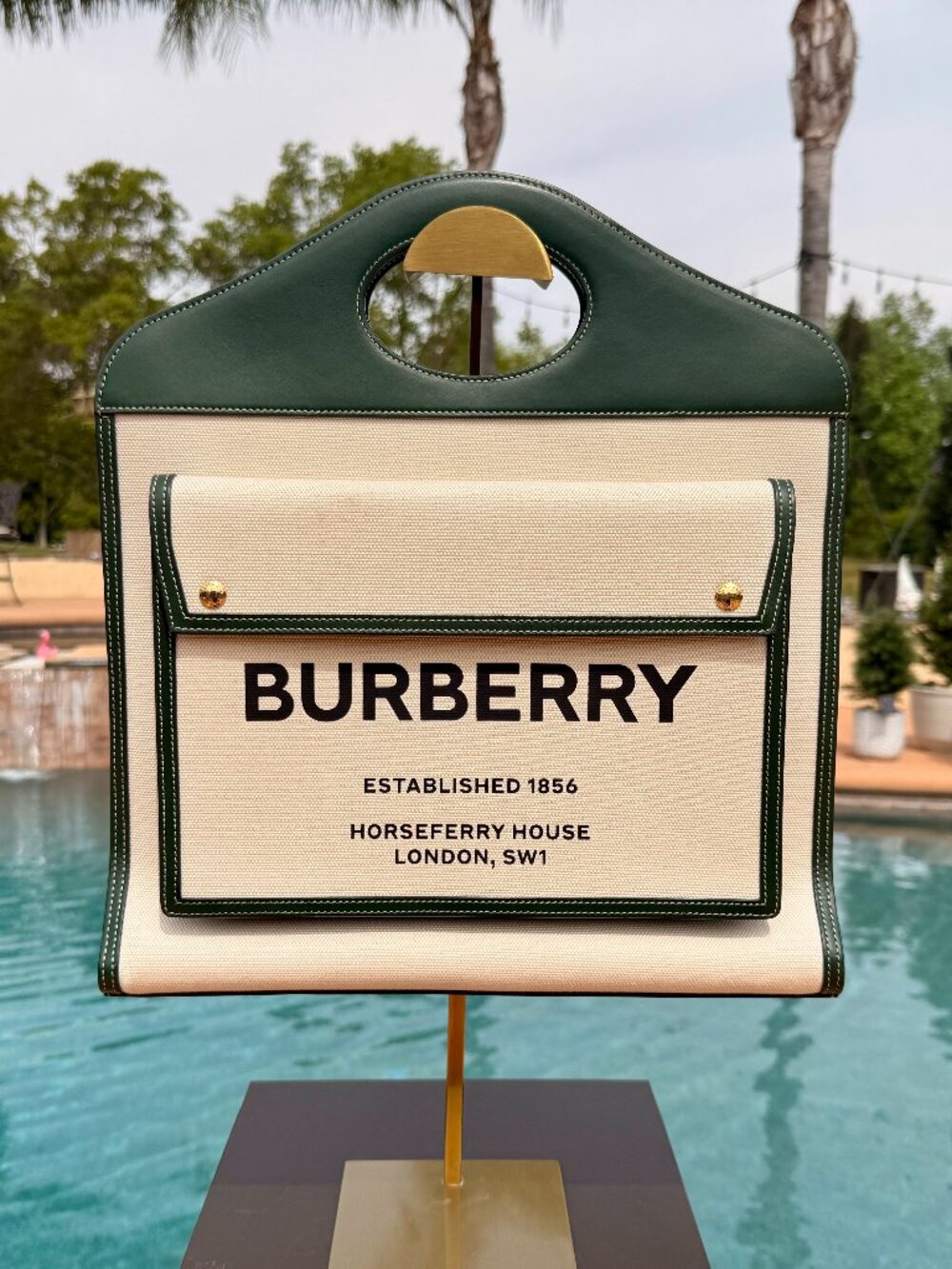 Burberry Medium Pocket Handbag Tote
